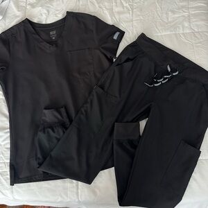 Med Couture Black Insight Scrubs